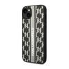 Karl Lagerfeld Monogram Stripe - Coque pour iPhone 14 Plus (gris)