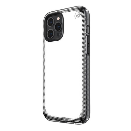 Speck Presidio2 Armor Cloud - iPhone 12 Pro Max Case with MICROBAN Coating (Clear/Black)