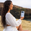 STM Relax Sand MagSafe - iPhone 15 Tasche (Klar / Weiß)