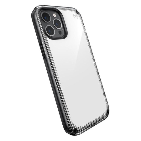 Speck Presidio2 Armor Cloud - iPhone 12 Pro Max Case with MICROBAN Coating (Clear/Black)