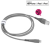 Momax Tough link - Kabel połączeniowy USB do Lightning MFi , 2.4 A, 1.2 m (Gray)