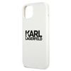 Karl Lagerfeld Silicone Stack Logo - Etui iPhone 13 (biały)