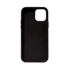 Crong Essential Cover - Custodia in similpelle per iPhone 12 Pro Max (Nero)