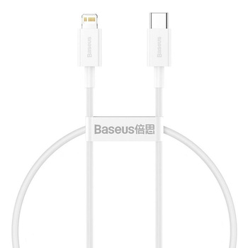 Baseus Superior Series - USB-C to Lightning PD 20W connection cable 0.25m (white)