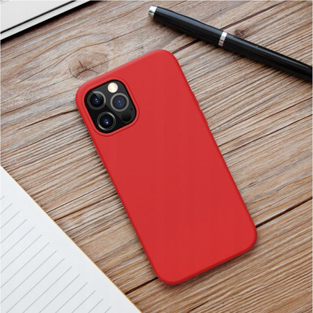 Nillkin Flex Pure Pro Magnetic - tok Apple iPhone 12 Pro Max készülékhez (piros)