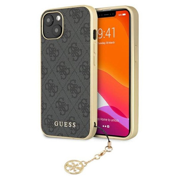 Guess 4G Charms Kollektion - iPhone 13 mini Tasche (grau)