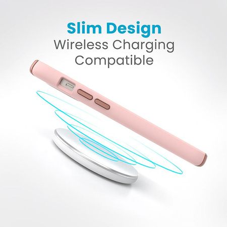 Speck Presidio2 Pro - Pouzdro iPhone 16e / iPhone 15 / iPhone 14 / iPhone 13 (Dahlia Pink / Rose Copper / White)