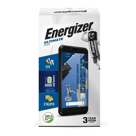 Energizer Ultimate U505S - Smartphone 1GB RAM 16GB 5" 4G Dual Sim EU (Noir)