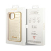 Guess Kroko Kollektion - iPhone 14 Tasche (Gold)