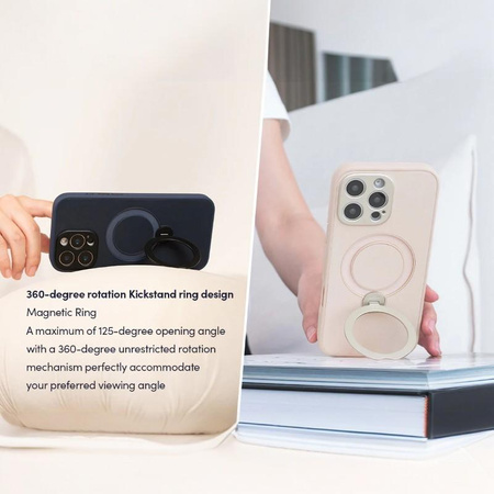 Moshi Chameleon MagSafe - iPhone 16 Pro Max tok állvány funkcióval (Shell Pink)