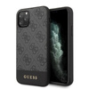 Guess 4G Bottom Stripe Kollektion - iPhone 11 Pro Tasche (grau)