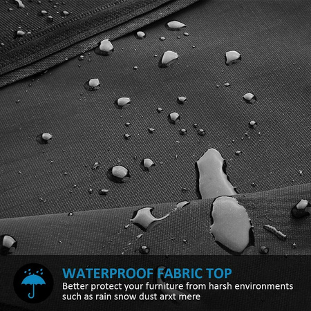 Kinzo - Schutzhülle für Gartenschirm 265x70 cm (Anthrazit)