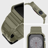 Spigen Rugged Armor Pro - Armband mit Gehäuse für Apple Watch 44/45 mm (Vintage Khaki)