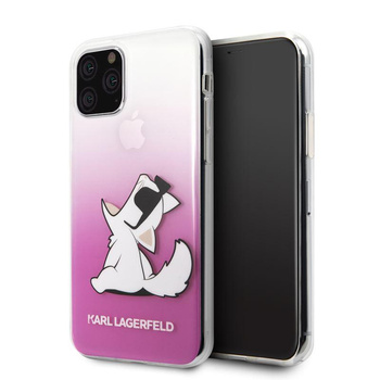 Karl Lagerfeld Choupette Fun napszemüveg - iPhone 11 Pro tok (rózsaszín)