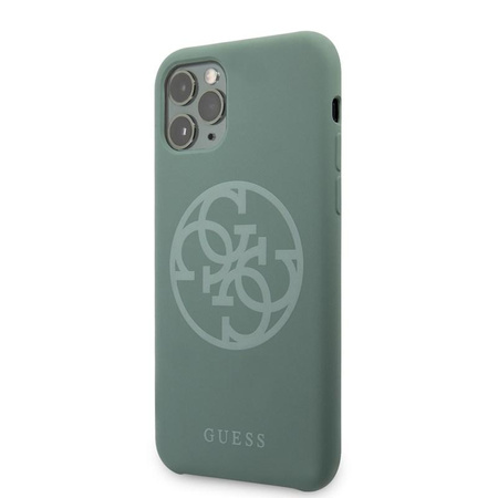 Guess szilikon 4G Tone to Tone - iPhone 11 Pro tok (khaki)