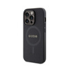 Guess Saffiano MagSafe - iPhone 15 Pro tok (fekete)