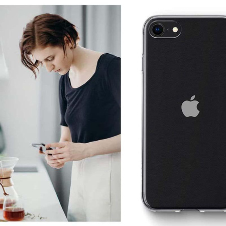 Spigen Liquid Crystal - tok iPhone SE 2022 / SE 2020 / 8 / 7 (átlátszó)