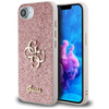 Guess Fixed Glitter Big 4G - Tasche für iPhone 16e (rosa)