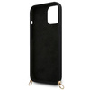 Guess 4G Big Logo Chain - pouzdro pro iPhone 12 / iPhone 12 Pro (černé)