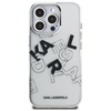 Karl Lagerfeld IML Sketched Graphic - Case for iPhone 16 Pro (transparent)