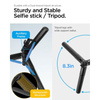 Spigen S560W Bluetooth Selfie Stick Tripod - Stojan na chytrý telefon / držák selfie tyče (černý)