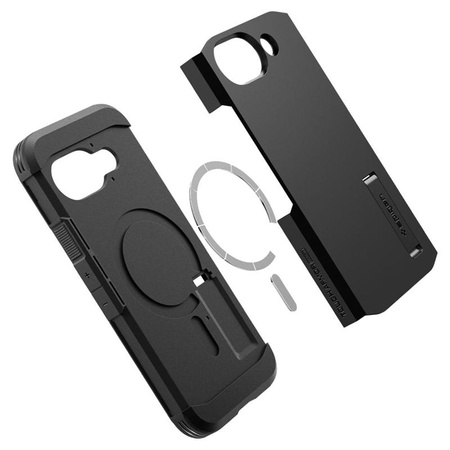 Spigen Tough Armor Mag MagSafe - Hülle für Google Pixel 9a (Schwarz)