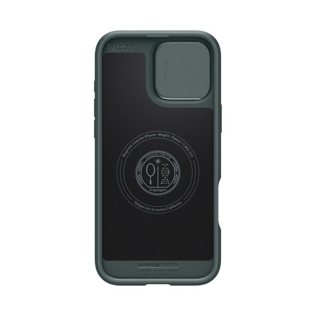Spigen Optik Armor MagSafe - pouzdro pro iPhone 16 Pro (Abyss Green)