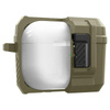 Spigen Lock Fit - Pancéřované pouzdro pro Apple AirPods Pro 1 / 2 (Vintage Khaki)