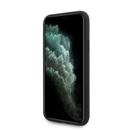 Pouzdro Guess Croco - pouzdro pro iPhone 11 Pro Max (černé)