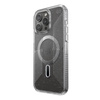 Speck Presidio Lux Grip ClickLock & Magsafe - Etui iPhone 15 Pro Max (Clear / Chrome Finish / Serene Silver)