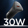Spigen Essential EV301 - Chargeur de voiture USB-C PD 3.0 PPS 30W (Noir)