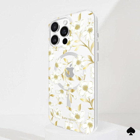 Kate Spade New York Protective Gems MagSafe - Hülle für iPhone 16 Pro Max (Sunshine Floral)