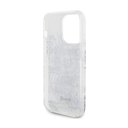 Hello Kitty IML Kitty On Bricks Graffiti - Coque pour iPhone 15 Pro Max (blanc)