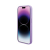 Guess Saffiano MagSafe - étui pour iPhone 15 (violet)