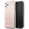 Guess 4G Peony Solid Glitter - Coque iPhone 11 Pro Max (rose)