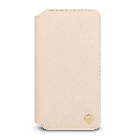 Moshi Overture - iPhone Xs Max case with card pocket + stand up (Savanna Beige)