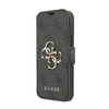 Guess Booktype 4G Big Metal Logo - iPhone 13 Pro Max Case (grey)