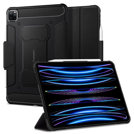 Spigen Rugged Armor Pro - Case for iPad Pro 11" (2022-2020) (Black)