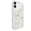 Case-Mate Floral Gems MagSafe - Hülle für iPhone 16 Plus (Gold)