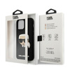 Karl Lagerfeld 3D Gummi Karl`s Kopf - iPhone 12 Pro Max Hülle (schwarz)