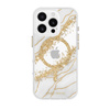 Case-Mate Karat Granite MagSafe – Etui do iPhone 16 Pro z 24K złotem
