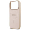 ETUI DO IPHONE 17 PRO do MAGSAFE GUESS SAFFIANO ORYGINALNE RÓŻOWE CASE