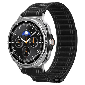 Spigen WBF0 Armband - Armband für Samsung Galaxy Watch 8 / 8 Classic 40 / 44 / 46 mm (Schwarz)