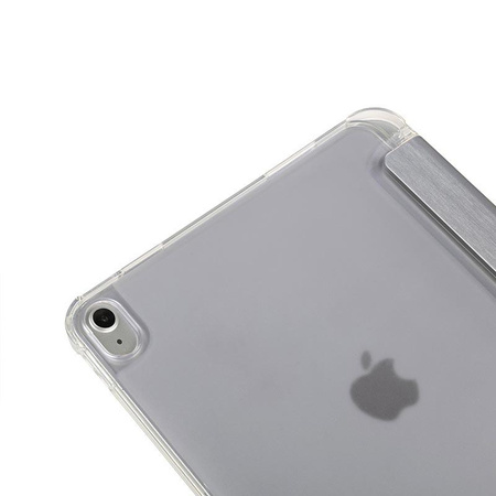 Tucano Satin Case - Tasche für iPad 11" (2025) / iPad 10.9" (2022) mit Magnet & Standfuß mit Apple Pencil Halter (silber)