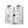 Karl Lagerfeld Liquid Glitter Choupette Head MagSafe - iPhone 12 / iPhone 12 Pro Tasche (Transparent)