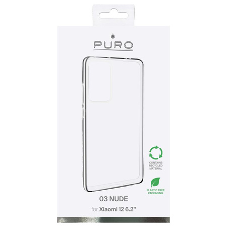 PURO 0.3 Nude - Xiaomi 12 / 12X eco case (transparent)
