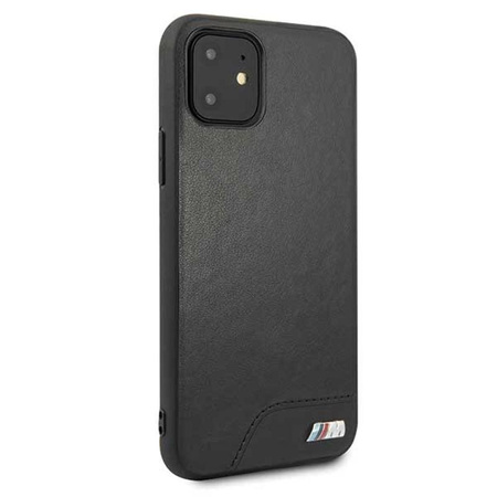 BMW Smooth PU Leather - iPhone 11 Case (black)