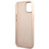 Guess 4G Metallgehäuse mit Kamera-Umriss - iPhone 14 Gehäuse (Pink)