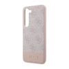 Guess 4G Bottom Stripe Metal Logo Collection - Samsung Galaxy S23 Case (pink)