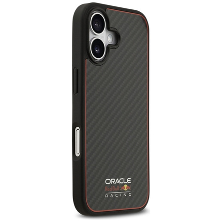 Custodia Red Bull Kevlar Logo Matt MagSafe per iPhone 17 (Nero)